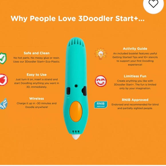 3Doodler Start+ Essentials Pen Set + Additional Supplies & Case - Picture 2 of 7